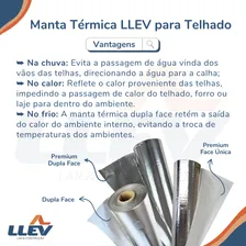 Manta Térmica Dupla Face 10m² Premium LLEV + Fita de Emenda Foto mini 4