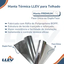 Manta Térmica Dupla Face 10m² Premium LLEV + Fita de Emenda Foto mini 2