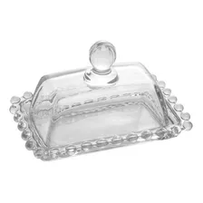 Manteigueira Cristal Pearl Decorativa Com Tampa Transparente Foto mini  3