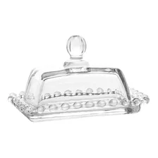 Manteigueira Cristal Pearl Decorativa Com Tampa Transparente Foto  mini 1