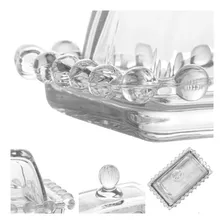 Manteigueira Cristal Pearl Decorativa Com Tampa Transparente Foto mini 4