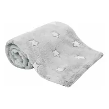 Mantinha Para Bebê Buba Estrelinhas Cinza Foto  mini 1