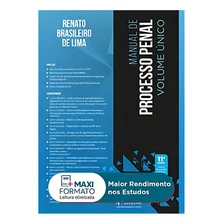 Manual De Processo Penal ( Renato Brasileiro De Lima ) Foto mini 1