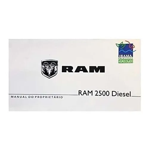 Manual Do Proprietário Ram 2.500 Diesel Foto 1