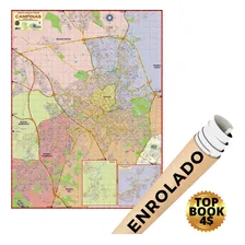 Mapa Campinas Cidade Gigante Ruas Bairros Politico Foto mini 1
