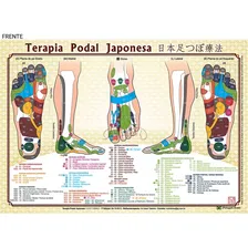 Mapa Reflexologia Podal Reflexoterapia Oriental - Tamanho A4 Foto mini 1