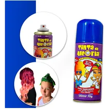 Maquiagem Capilar Tinta Da Alegria Cor Azul 120ml Foto mini 4