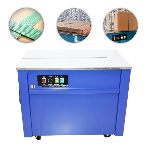 Máquina Arquear Fita Fechada Semi Automática Fechar Caixas Foto 1
