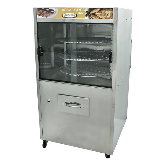 Máquina Assar Frango Giratória 30 Frangos Gás Itajobi Fogões 110V/220V Foto 1