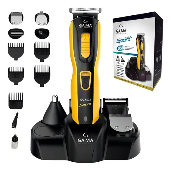 Maquina Cortar Cabelo Pelos Nariz Barba Recarregavel Bateria Foto 1