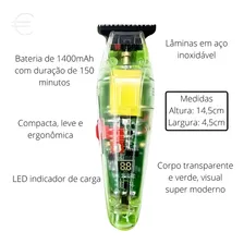 Máquina Cortar Cabelo Profissional E Máquina Acabamento Foto mini 2