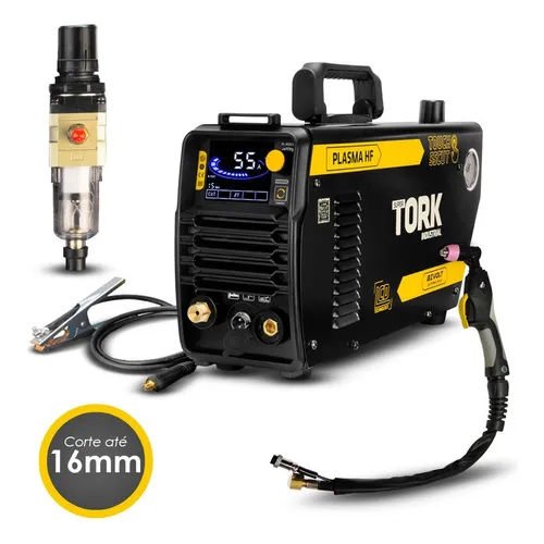Maquina Corte Plasma 55a 16mm C/ Filtro Pl-9055 Tork Cor Ănico FrequĂȘncia 60 Bivolt Foto 1