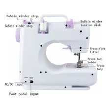 Máquina Costura Elétrica Bivolt Portátil Compacta 12 Pontos Cor Branco Foto mini 4