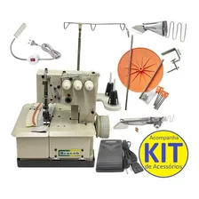 Maquina Costura Galoneira 3 Agulhas + Kit Acess贸rios Foto mini 1