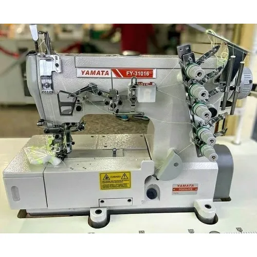 Máquina Costura Industrial Yamata Galoneira Completa Bivolt Cor Branco 127/220V Foto 1