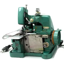 Maquina Costura Overlock Portatil Semi Industrial 110v Gn16d Cor Verde Foto mini 3