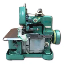 Maquina Costura Overlock Portatil Semi Industrial 110v Gn16d Cor Verde Foto mini 1