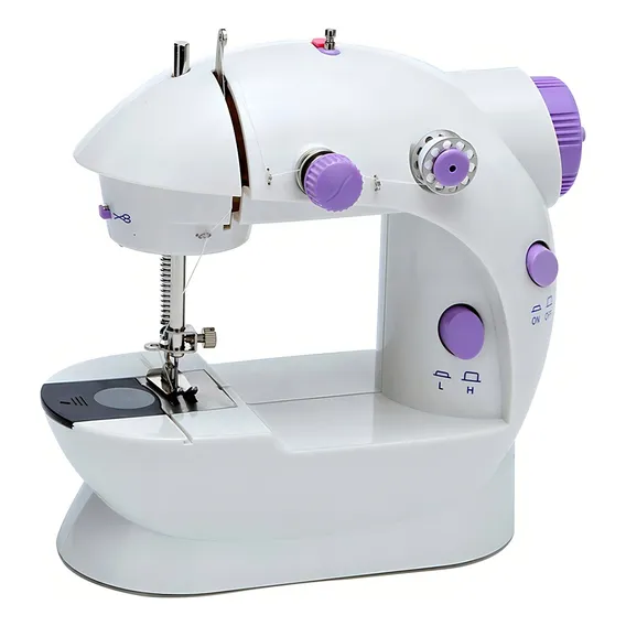 Máquina Costura Portátil Branca 110v/220v Bivolt Foto 1