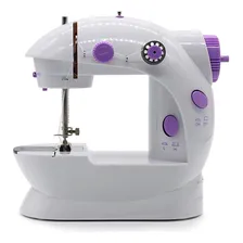 Máquina Costura Portátil Pedal Bivolt Reta Cor Branco Foto  mini 1