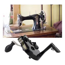 Maquina Costura Reta Doméstica Pretinha Com Manivela Nova Cor Preto Não há Foto mini 3