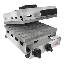 Máquina Crepe No Palito A Gás 12 Cavidades Prk-120g Progás Cor Prateado Foto mini 4