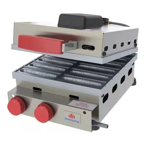 Máquina Crepe No Palito A Gás 12 Cavidades Prk-120g Progás Cor Prateado Foto 1