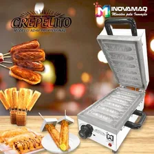 Máquina Crepe SuĂço 6 Cavidades 127v - Inovamaq Cor Inox Foto mini 4