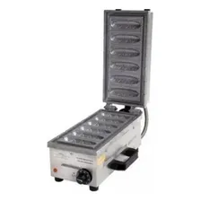 Máquina Crepe Suiço Profissional 6 Cavidades Elétrica Ademaq CR62 Cor Cinza-claro Foto mini  3