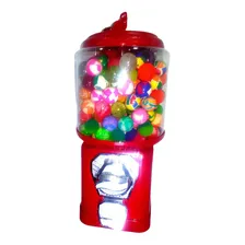 Maquina De Bolinha Pula Pula Chiclete Vending Machine + Ped Foto mini 3