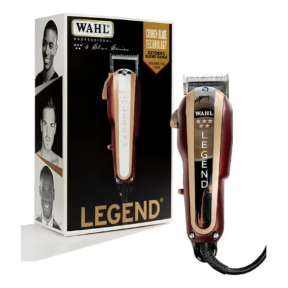 Máquina de cortar cabelo profissional Wahl Legend 5 Stars V9000 de uso intensivo especial para estética vermelha Foto 1