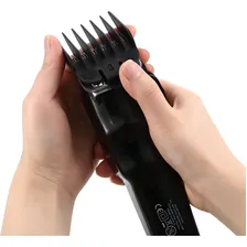 Maquina De Corte Profissional Cordless Km-2600 Kemei Foto mini 4