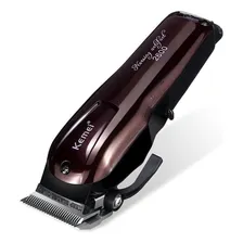 Maquina De Corte Profissional Cordless Km-2600 Kemei Foto mini 1