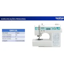 Máquina De Costura Brother Qb9110 Dv Para Quilting E Patchw Foto mini 2