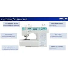 Máquina De Costura Brother Qb9110 Dv Para Quilting E Patchw Foto mini 1