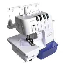 Máquina de costura com overlock Brother 3034D branca 220V Foto mini 2
