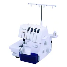 Máquina de costura com overlock Brother 3034D branca 220V Foto mini 1