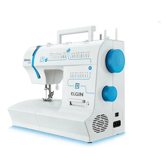 Máquina De Costura Elgin Jx-4035 Genius Plus 31 Pontos 220v Cor Branco Foto 1