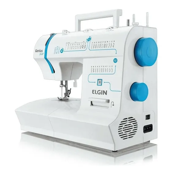 Máquina De Costura Genius Plus Jx-4035 Elgin Cor Branco 127V Foto 1