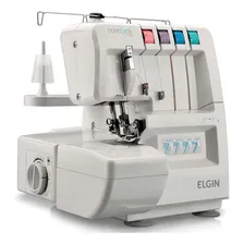 Máquina de costura overlock Elgin portátil - branco 220V Foto  mini 1