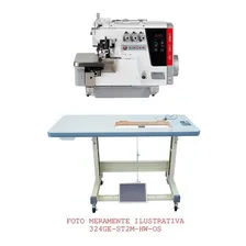 Máquina De Costura Overlock Singer Direct Drive 3 Fios 110v Foto  mini 1