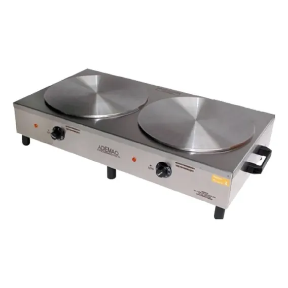 Máquina De Crepe Francês Panquequeira Elétrica 220v Ademaq Foto 1