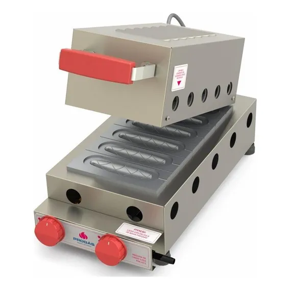 Máquina De Crepe Palito Gás Prk60g Progás 6 Cavidades Cor Inox N/a Foto 1