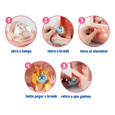 Máquina de Diversão Pega Ursinho Doce Grua Garra Zoop Toys Foto mini  3