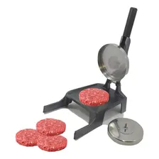 Máquina De Modelar Hambúrger Modeladora C/ 2 Discos Em Inox* Cor Cinza-escuro Foto mini 2