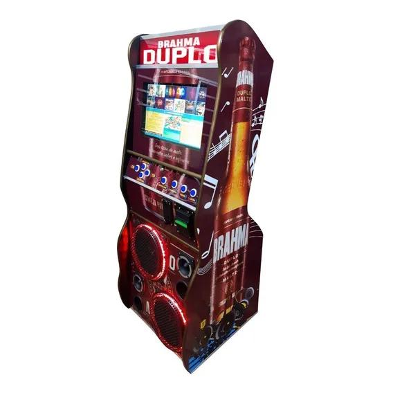Maquina De Musica Jukebox 19 Polegadas Dm Cor Vermelho 127/220v Foto 1