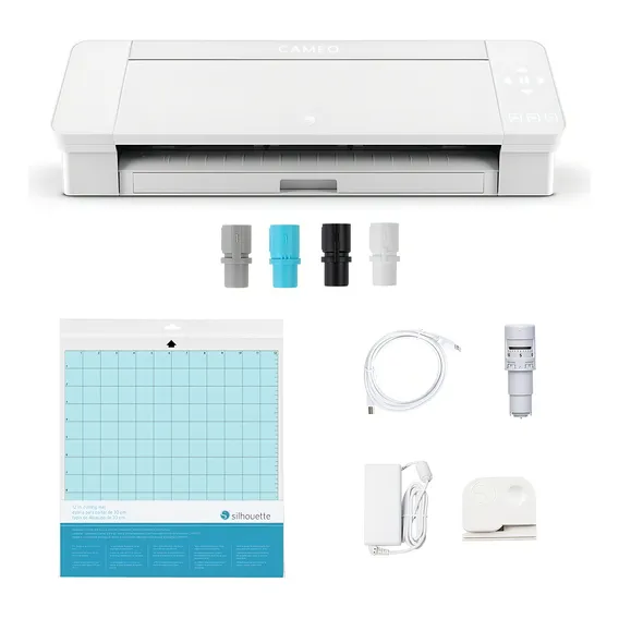 Máquina De Recorte Silhouette Cameo 4 - Branca Com Curso Foto 1