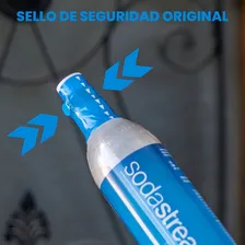 Máquina de refrigerante Sodastream Sodastream Sodastream CO2 Celeste 60L cor azul Foto mini  2