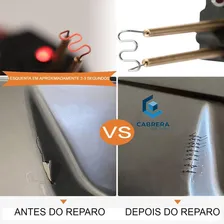 Máquina De Solda Plástico Grampeador Quente 70w Parachoque Foto mini 4