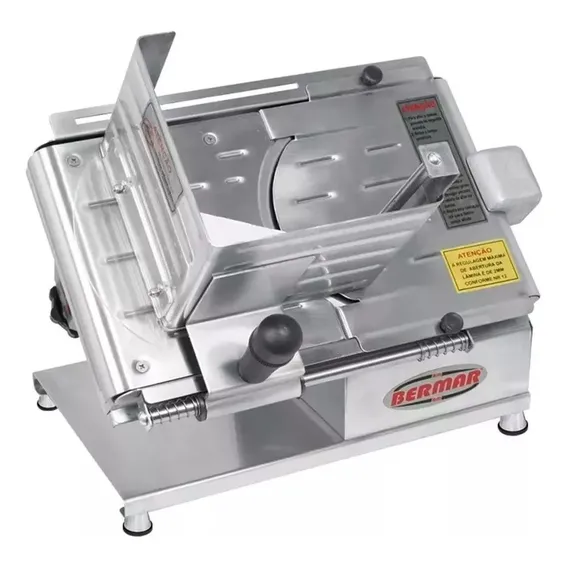 Máquina Elétrica Profissional Fatiador De Frios Bm07 Bermar Cor Branco 110v/220v Foto 1