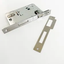Máquina Fechadura 55mm Abnt Em Aço Inox Escovado Foto mini 2
